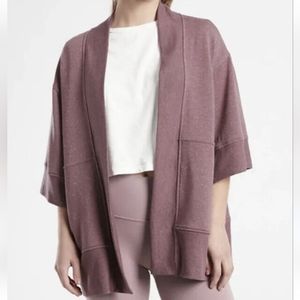 Athleta cardigan sweater 3/4 sleeve size small/ medium
